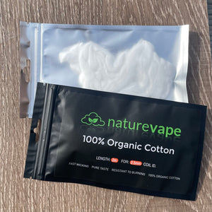 Organic Wicking Cotton by Naturevape