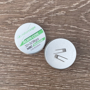Naturevape Handmade Ni80 3 Core New Alien MTL Coil 0.70 Ohms