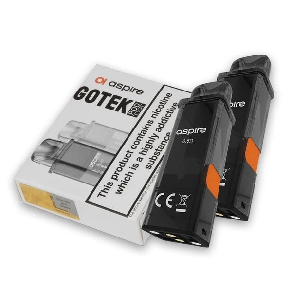 gotek x replacement 0.8ohm xl pod by aspire Gotek X Replacement Pods 0.8 ohm XL 4.5 (2 Pcs), Compatible with Aspire  Gotek X3, Gotek Nano, GoteK X and Gotek Pro Kit main image 1