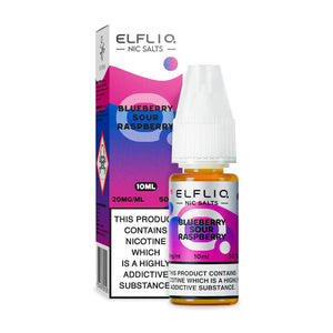 Blueberry Sour Raspberry 10ml Nicotine Salt E-Liquid by Elfliq