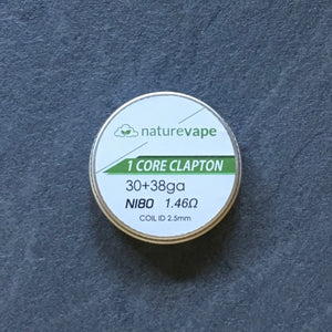 Naturevape Ni80 Clapton 1.46 Ohm MTL Coil