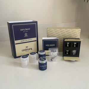 Diplomat MTL New V1.5 Deck Bundle kit Nano Top Refill in Polished S/Steel