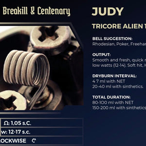 Judy Tricore Alien 1.05 ohm by Centenary Mods
