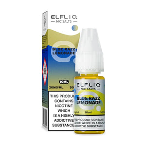 Blue Raz Lemonade 10ml Nicotine Salt E-Liquid by Elfliq