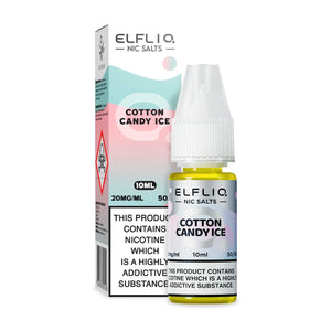 Cotton Candy Ice 10ml Nicotine Salt E-Liquid by Elfliq