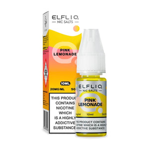 Pink Lemonade 10ml Nicotine Salt E-Liquid by Elfliq