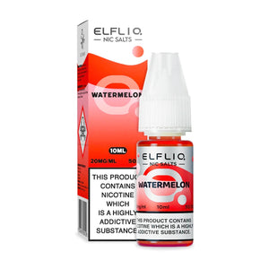 Watermelon 10ml Nicotine Salt E-Liquid by Elfliq