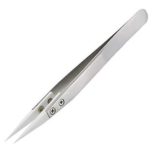 Vetus Ceramic Pointed Tip Stainless Steel Tweezers - Naturevape Ltd