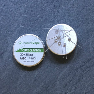 Naturevape Ni80 Clapton 1.46 Ohm MTL Coil