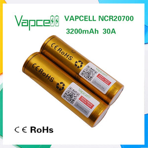 Vapcell NCR20700 3200mAh 30A Battery