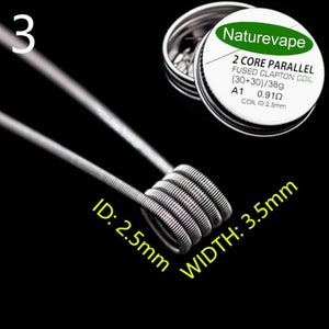 Naturevape Two Core Fused Clapton Coil Kanthal A1