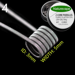 Naturevape Two Core Fused Clapton Coil Kanthal A1