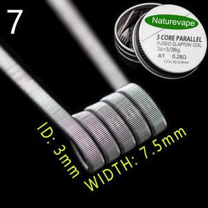 Naturevape Three Core Fused Clapton Coil Kanthal A1