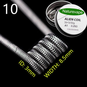 Naturevape Alien Coil Kanthal A1 (0.25 Ohms)